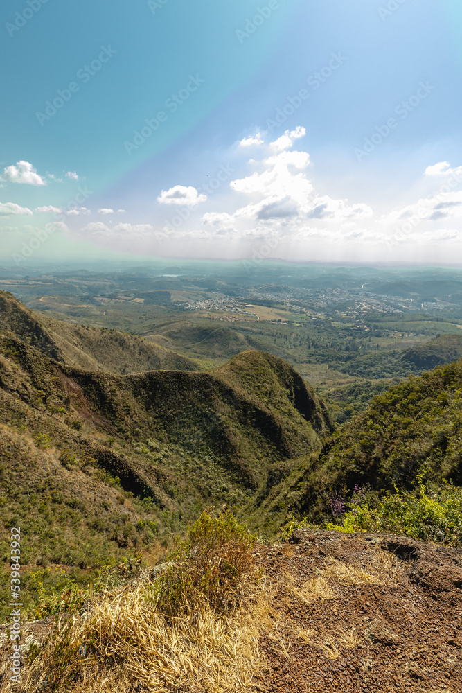 natural landscape in Serra do Rola Moça, in the city of Belo Horizonte, State of Minas Gerais, Brazil