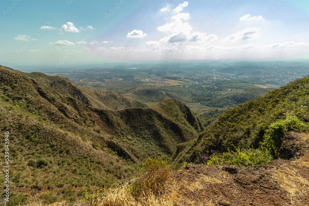 Fototapeta premium natural landscape in Serra do Rola Moça, in the city of Belo Horizonte, State of Minas Gerais, Brazil