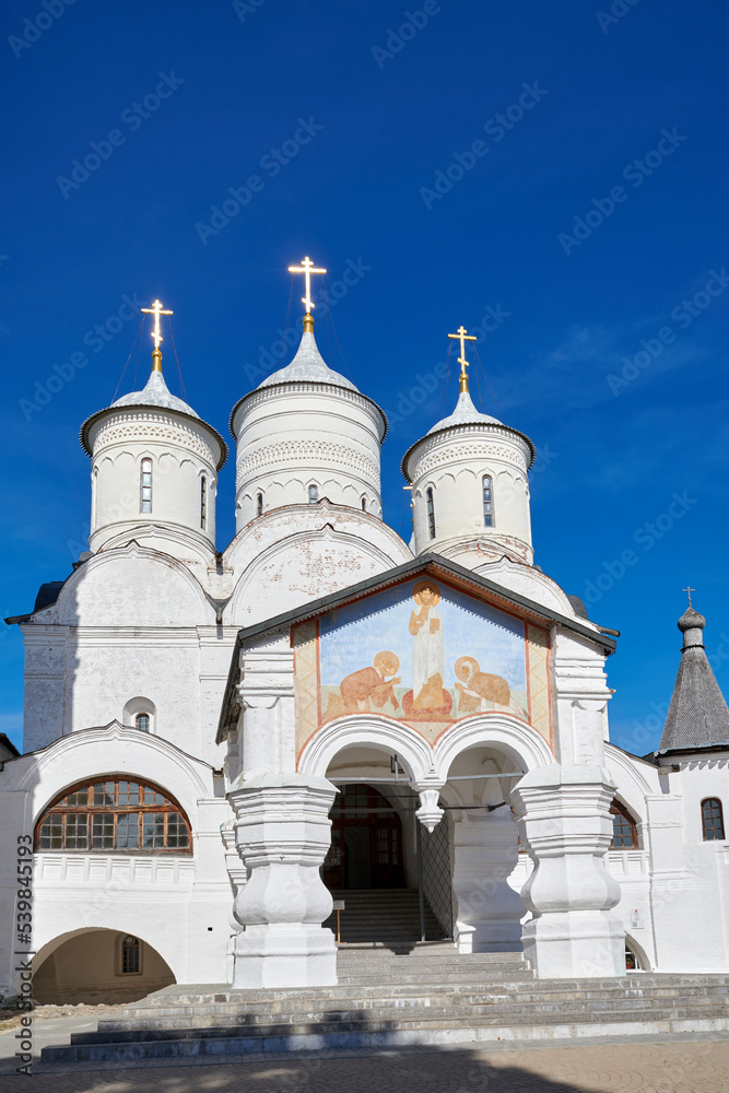 Russia. Vologda. Spaso-Prilutsky Dimitriev Monastery. Entrance to the Spassky Cathedral