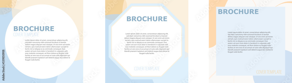 Three square covers design pattern template vector layout for banners, flyer, cover design, social media, flyer cover. Pastel colored backgrounds. Business concept template. Three square covers design pattern template vector layout for banners, flyer, cover design, social media, flyer cover. Pastel colored backgrounds. Business concept template.