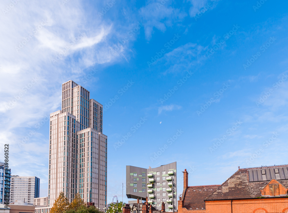 New housing development E20 in Stratford City, London, United Kingdom, October 16, 2022