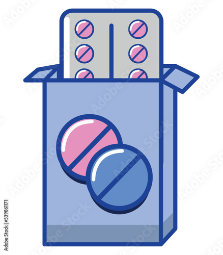 medicine pills in pack