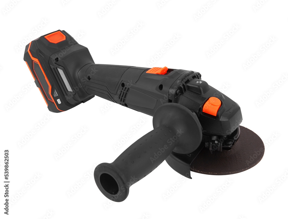 Cordless grinder on battery Cordless grinder on battery