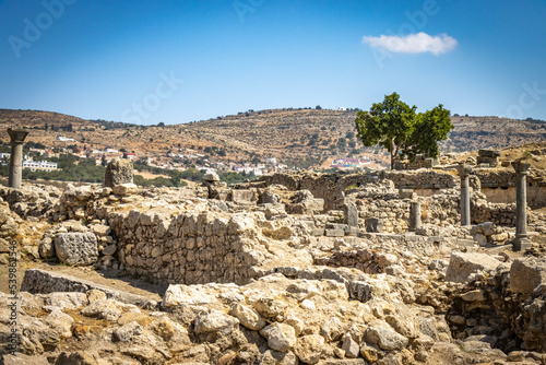 roman ruins, arches, pillars, volubilis, morocco, north africa