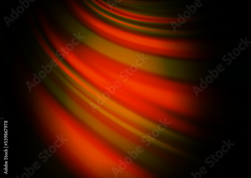 Dark Yellow, Orange vector bokeh pattern.