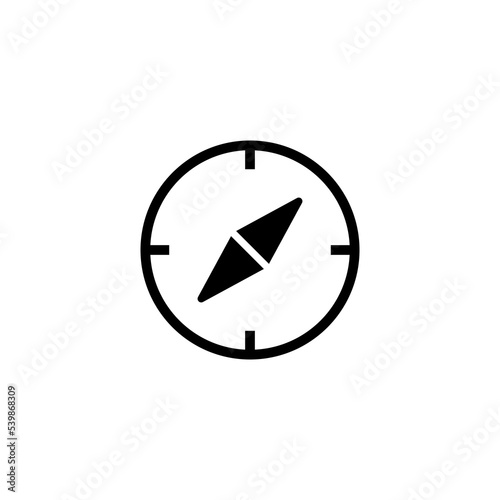 Free Download Compass icon vector illustration. arrow compass icon sign and symbol - GFXLoad