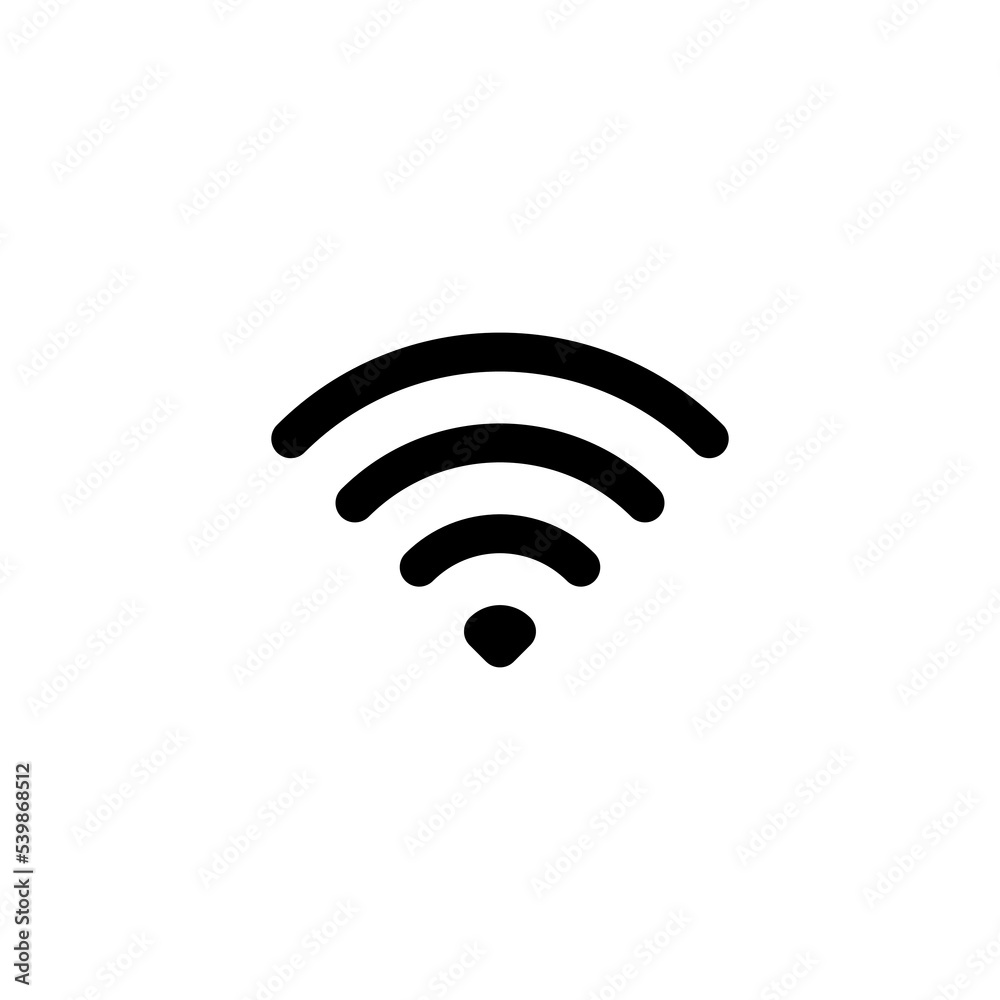 Wifi icon vector illustration. signal sign and symbol. Wireless icon Wifi icon vector illustration. signal sign and symbol. Wireless icon