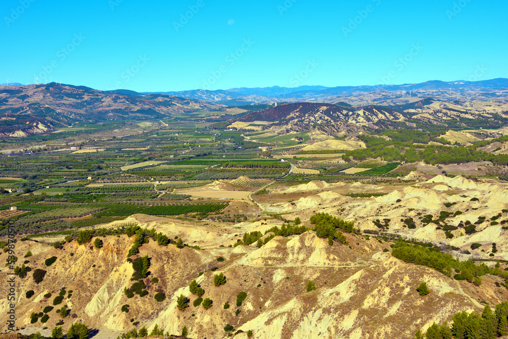 natural reserve i calanchi of montalbano jonico basilicata italy