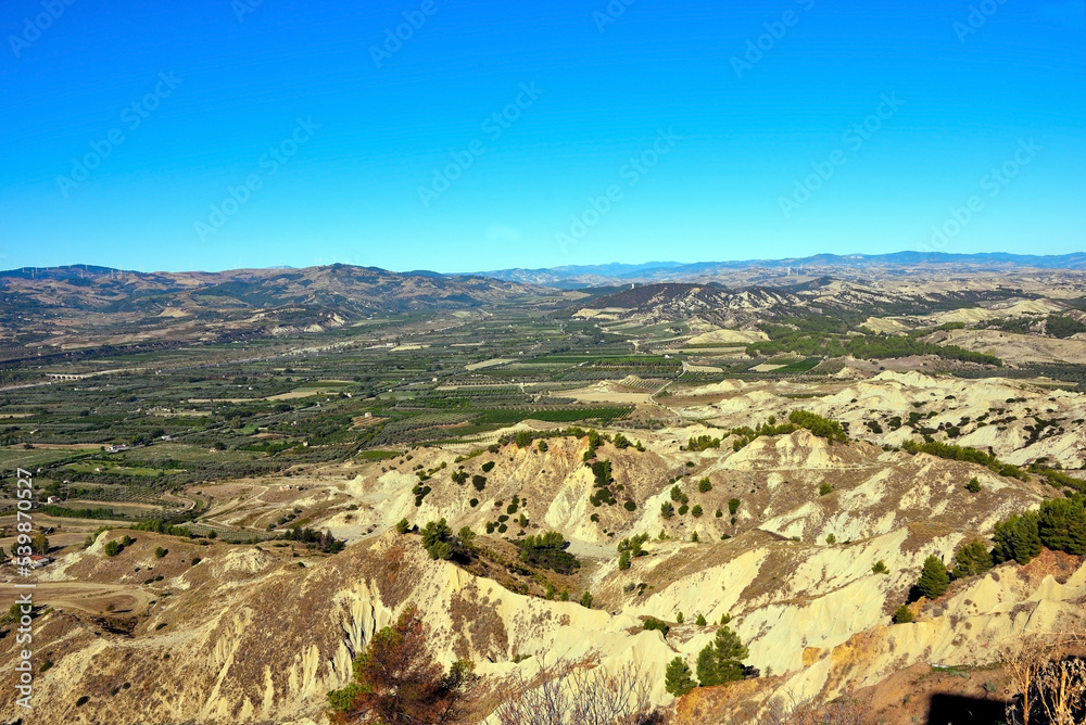 natural reserve i calanchi of montalbano jonico basilicata italy