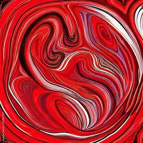 abstract red background with a swirld