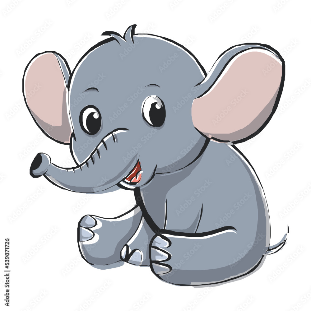 elephant cartoon animal kids elephant cartoon animal kids