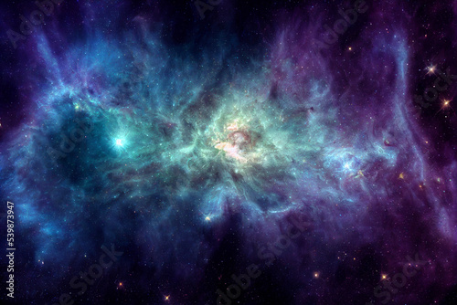 colorful nebula illustration 
