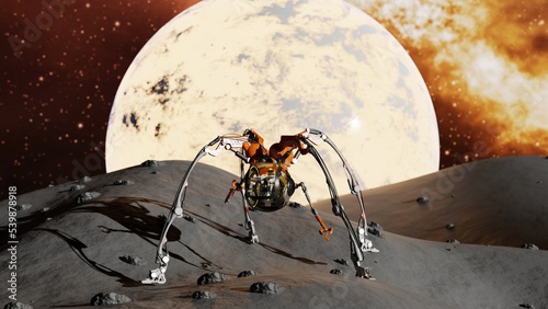 Survey robot mission to explore the stars