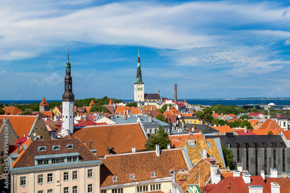 Obraz premium Aerial View of Tallinn
