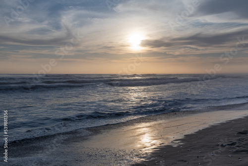 sunset on the beach © Gabriel