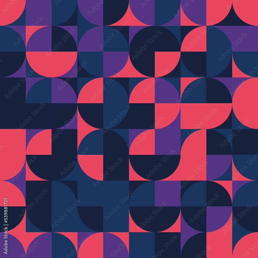 Geometric Circle shape Bauhaus pattern. Vector design and modern colorful art. Abstract Bauhaus design pattern. Geometric Circle shape Bauhaus pattern. Vector design and modern colorful art. Abstract Bauhaus design pattern.
