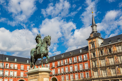 Plaza Mayo in Madrid, Spain