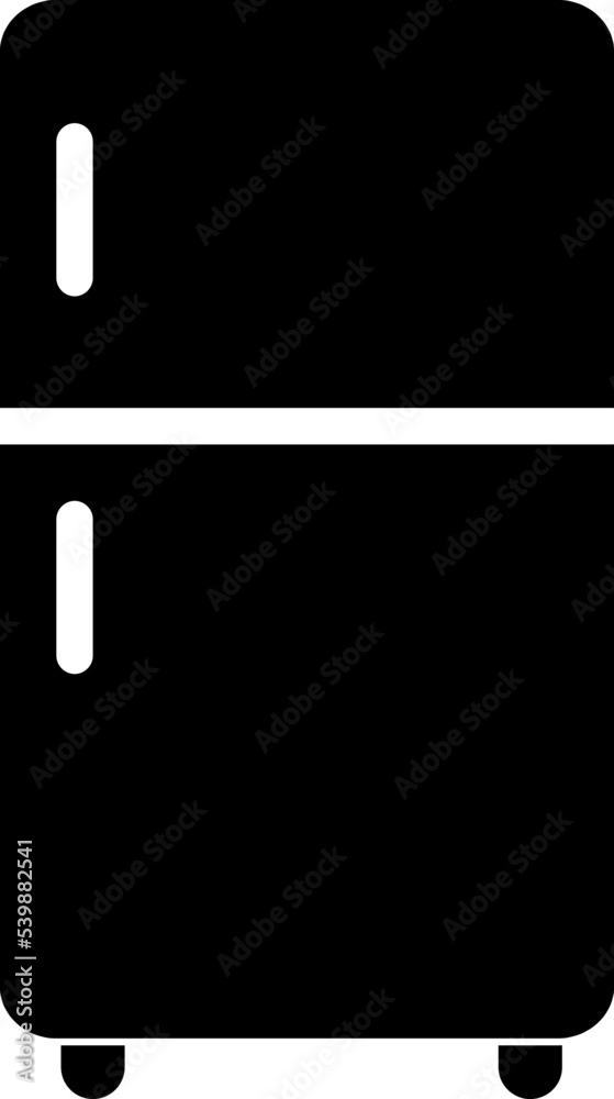 refrigerator icon vector symbol template on white background..eps