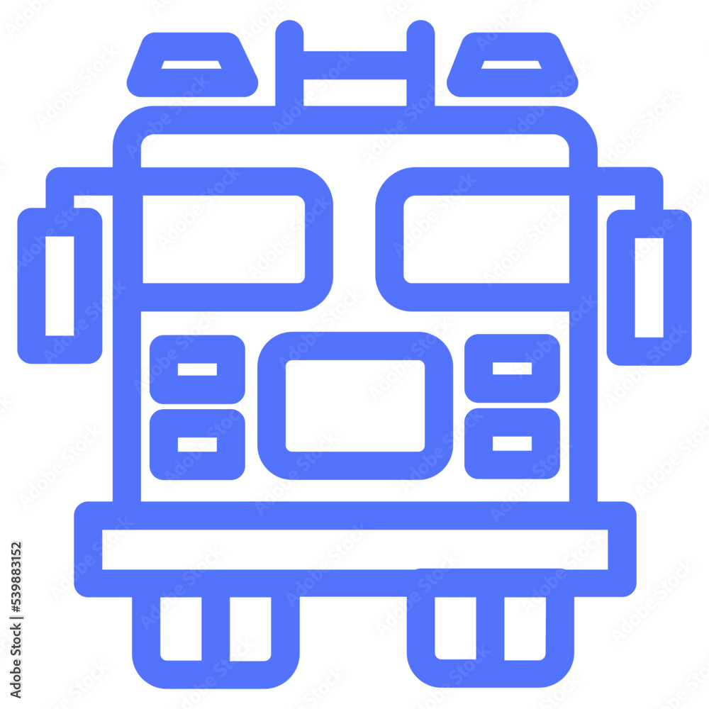 emergency ladder truck ambulance line icon emergency ladder truck ambulance line icon