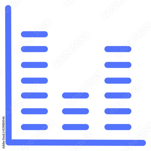 analysis chart histogram pills chart statistics line icon