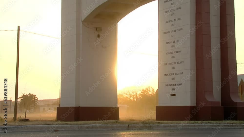 The Historic Arch at the Entrance to the City of Santiago del Estero