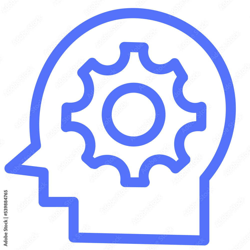 ai robot artificial intelligence machine head mind line icon ai robot artificial intelligence machine head mind line icon