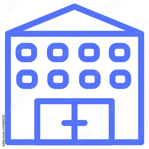 apartments building buildings home house palace line icon