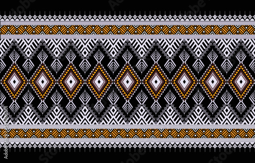 Colorful geometric ethnic pattern. Oriental, western, aztec, tribal traditional. seamless pattern. fabric, tile, background, carpet, wallpaper, clothing, sarong,wrapping, Batik, fabric,Vector pattern.