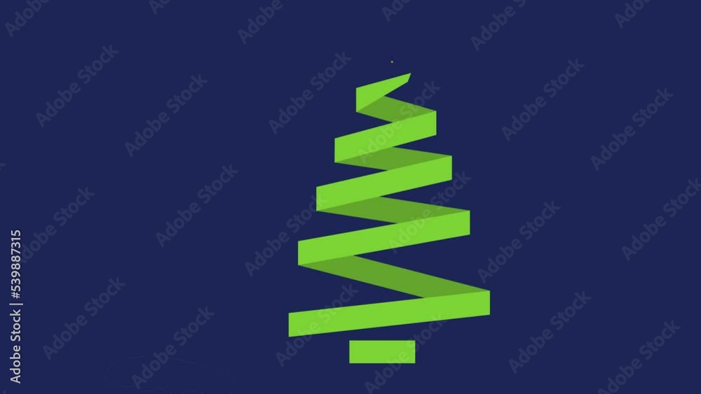 Merry Christmas, tree being drawn with lines Merry Christmas, tree being drawn with lines