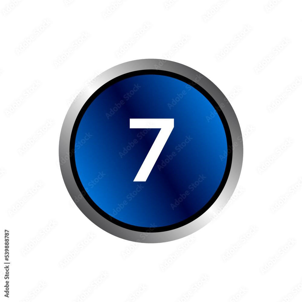 Numeric icon vector design templates Numeric icon vector design templates