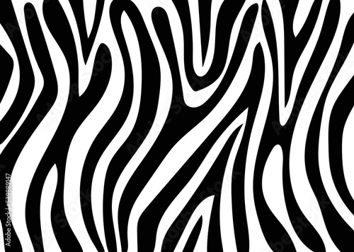 vector seamless zebra skin background.