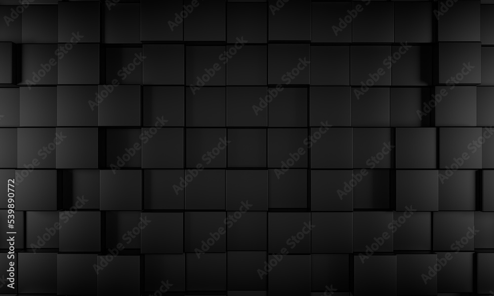 Naklejka premium Abstract 3d render, modern geometric background, graphic design