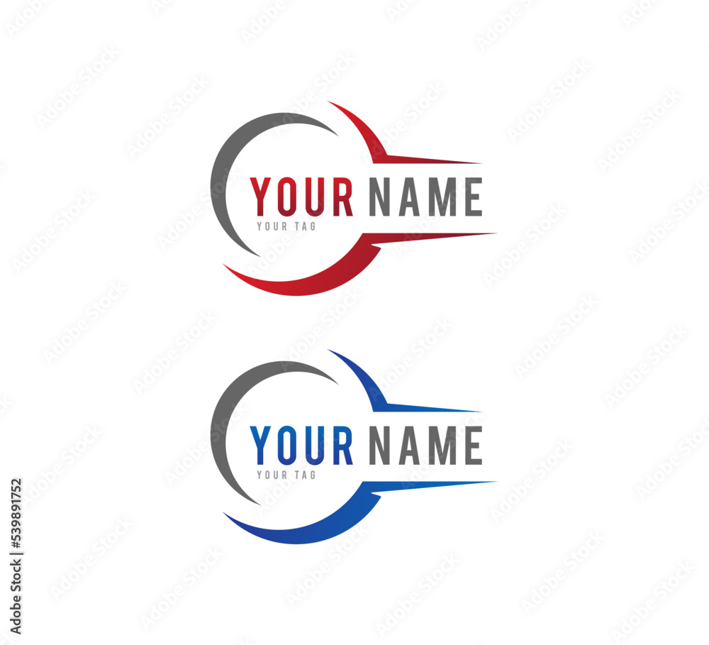 Vector Abstract Swoosh Logo Vector Abstract Swoosh Logo