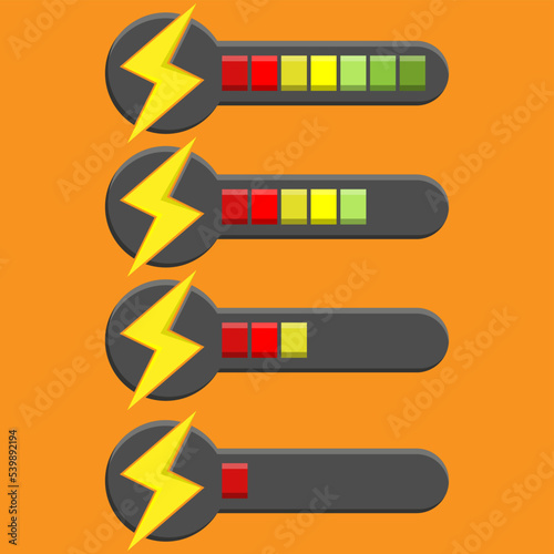 energy pointer vector illustration good for logo, icon, or design clothes.
