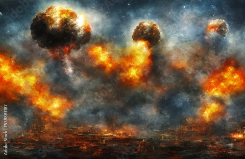 Percussive Concussive War Explosions