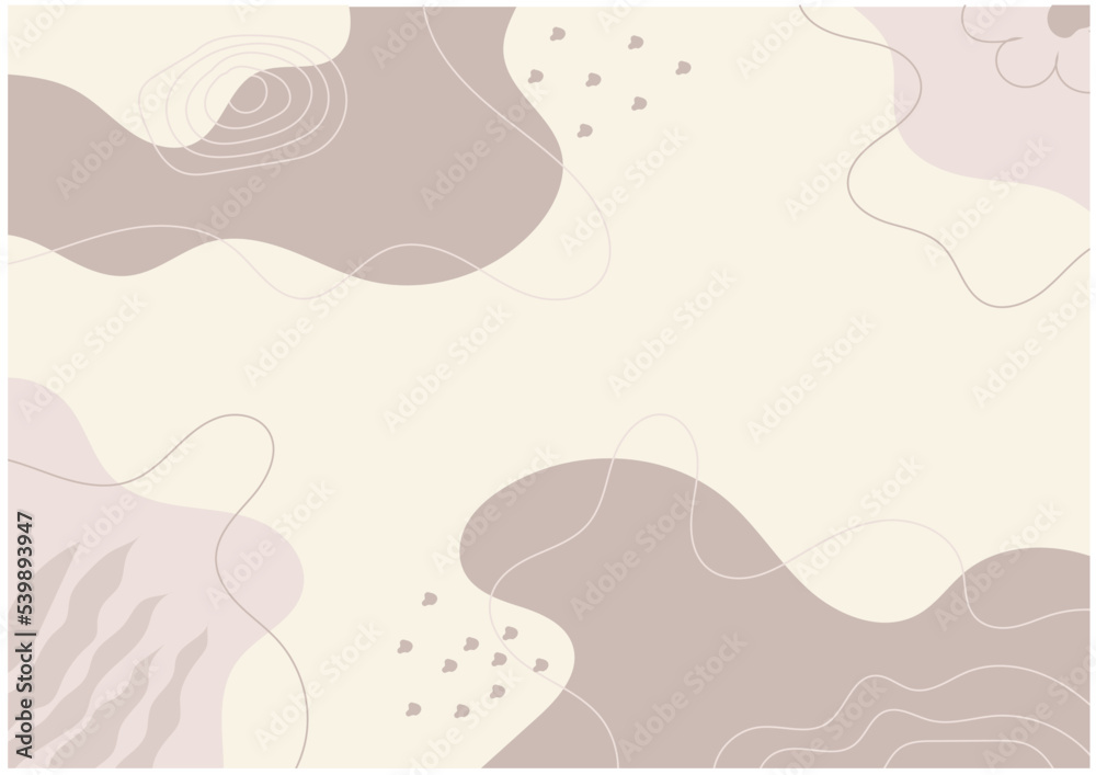 aesthetic hand drawn abstract background