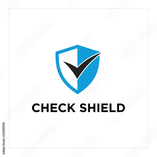 Free Download Shield with check mark, tick symbol. Secured, protection vector icon.
 - GFXLoad