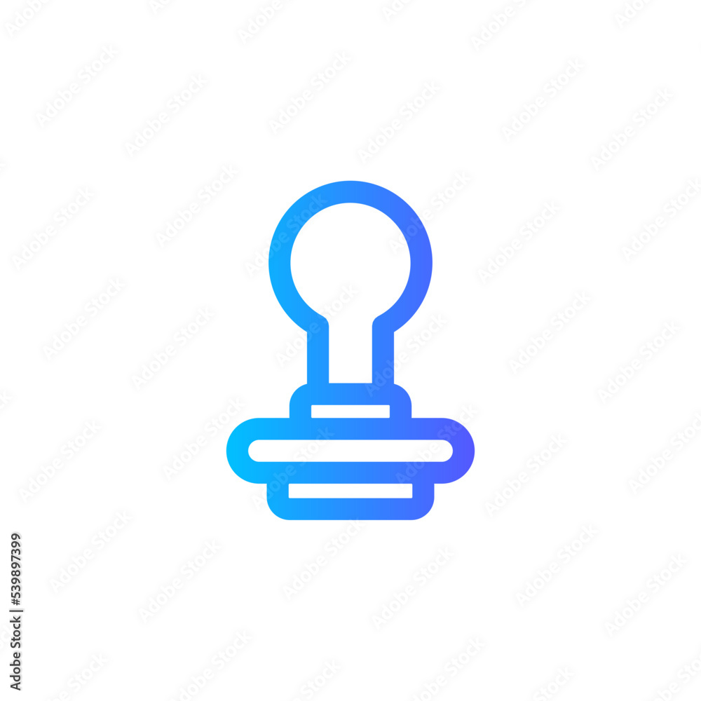 stamp gradient icon stamp gradient icon