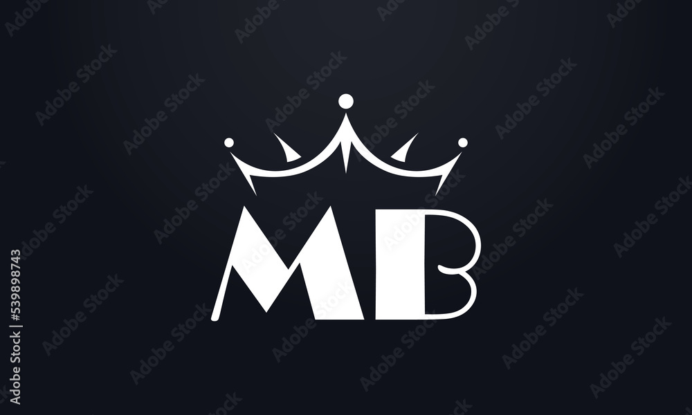 Fototapeta premium King crown logo design vector and extra bold queen symbol