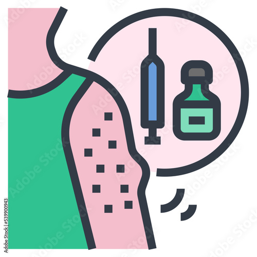 vaccine side effects icon