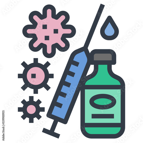 vaccine syringe icon