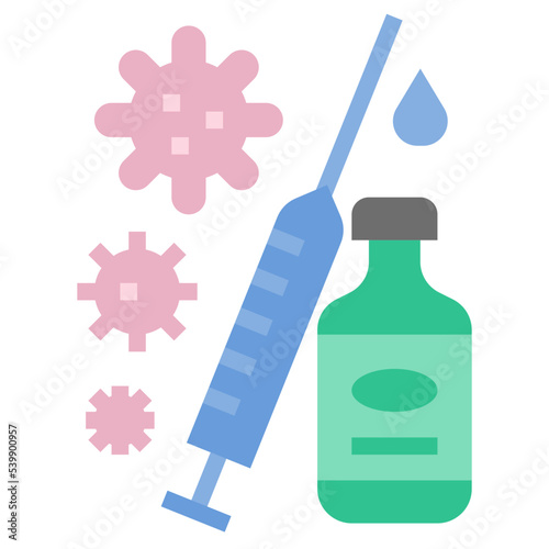 vaccine syringe icon