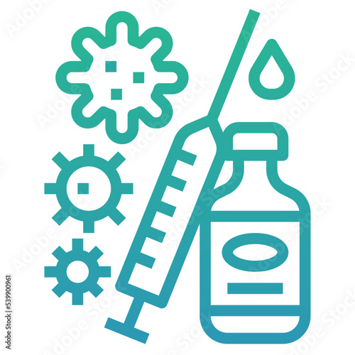 vaccine syringe icon