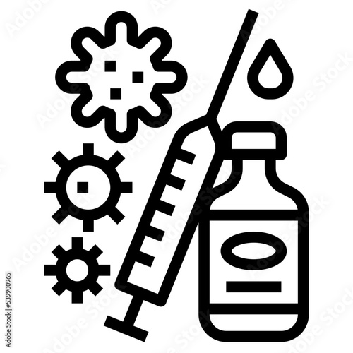 vaccine syringe icon
