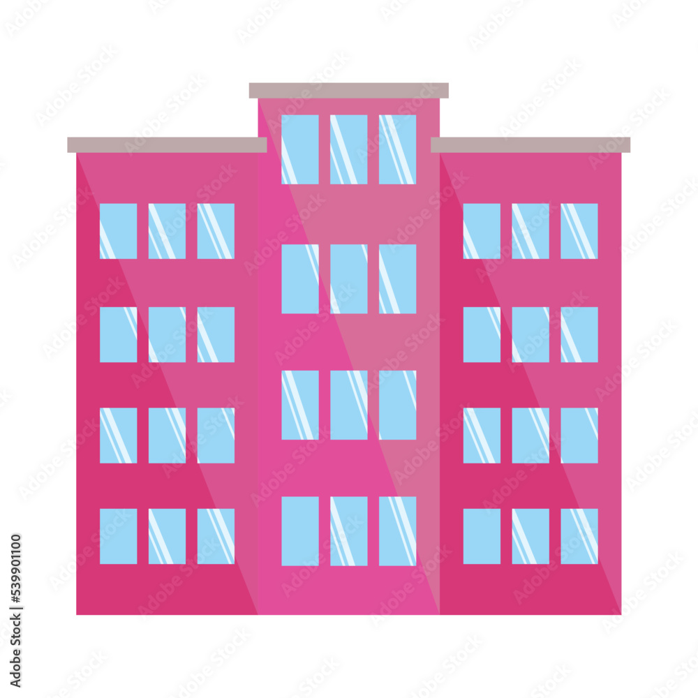 Obraz premium flat building vector