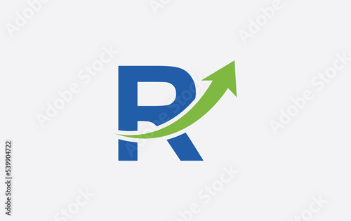 Growth arrow icon and financial circle logo design with the letters and alphabets Free Download Growth arrow icon and financial circle logo design with the letters and alphabets - GFXLoad