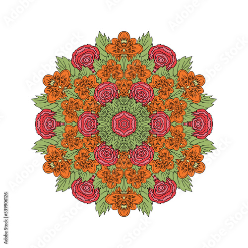 Wallpaper Mural Mandala. Abstract illustration. Ornament for decor, cards etc. Torontodigital.ca