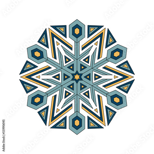 Mandala. Abstract illustration. Ornament for decor, cards etc.