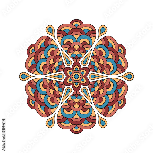 Mandala. Abstract illustration. Ornament for decor, cards etc.