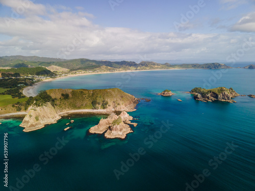 Opito Bay in New Zealand's Coromandel Peninsula  photo